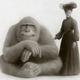 Illustration for article titled Portraits of proper Victorians with their pet troll heads and yetis